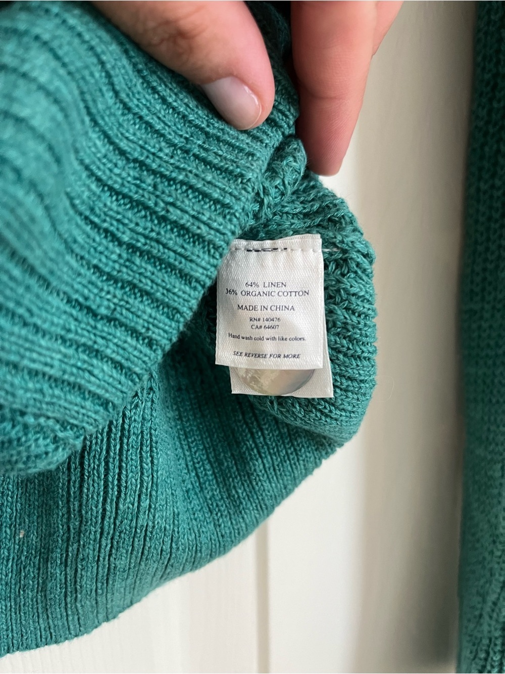 Faherty Miramar Linen Cardigan - Picture 4 of 5